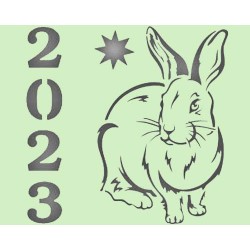 Трафареты "Новый год 2023"